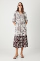 Sukienka midi z wiskozy wzorzysta RW25.SUD102 multicolor RS26