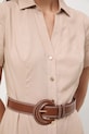 Medicine rochie din amestec de in RW25-SUD104 bej