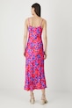 Odzież Sukienka maxi z wiskozy RW25-SUD208 różowy