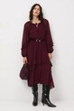 Medicine sukienka RW25-SUD500 bordowy RW25