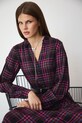 Sukienka damska midi z paskiem z wiskozy multicolor RW25-SUD601