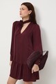 Medicine sukienka RW25-SUDC05 bordowy RW25