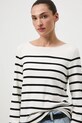 Sweter damski z wiskozą beżowy RW25-SWD033