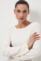 Sweter damski z wiskozą beżowy RW25-SWD033