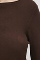 Sweter damski z wiskozą RW25-SWD033 brązowy