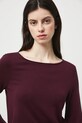 Sveter dámsky s viskózou burgundské RW25-SWD033