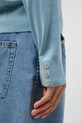 Sweter damski z wiskozą RW25-SWD034 niebieski