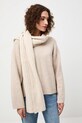 Sweter damski melanżowy RW25-SWD063 beżowy RW25