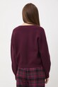Odzież Sweter damski z wiskozą RW25-SWD064 bordowy