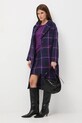 Medicine sweter RW25-SWD065 fioletowy RW25