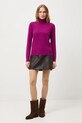 Medicine sweter RW25-SWD071 fioletowy RW25