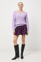Medicine sweter RW25-SWD073 fioletowy RW25