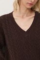 Medicine sweter RW25-SWD073 brązowy