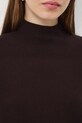 Sweter damski gładki RW25-SWD0B0 brązowy