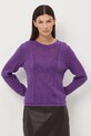 Medicine sweter RW25-SWD304 fioletowy RW25