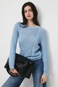 Medicine sweter bawełna niebieski RW25-SWD304