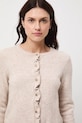 Medicine cardigan de lana bej RW25-SWD503