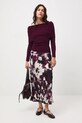 Medicine sweter RW25-SWD504 bordowy RW25