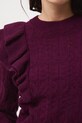 Medicine sweter RW25-SWD508 bordowy