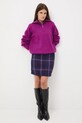 Medicine sweter RW25-SWD613 fioletowy RW25