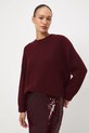 Medicine sweter RW25-SWD702 bordowy RW25