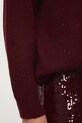 Medicine sweter RW25-SWD702 bordowy
