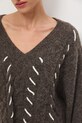 Medicine sweter RW25-SWD808 brązowy