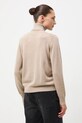 Odzież Sweter z wełny merino melanżowy RW25-SWD810 beżowy