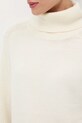 Medicine sweter z wełny merino RW25-SWD812 beżowy