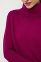 Medicine sweter z wełny merino RW25-SWD812 różowy