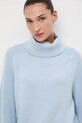 Medicine sweter z wełny merino niebieski RW25-SWD812