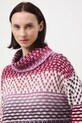 Medicine sweter z domieszką wełny multicolor RW25-SWD913
