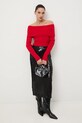 Medicine sweter RW25-SWDA05 czerwony RW25