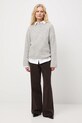 Medicine pulover din lână de alpaca RW25-SWDA13 gri RW25