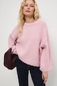 Medicine sweter okrągły różowy RW25-SWDC03
