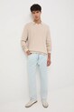 Medicine sweter RW25-SWM030 beżowy RW25