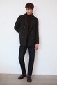 Medicine sweter bawełniany RW25-SWM072 brązowy RW25