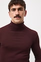Medicine pulover din lână merino maro RW25-SWM700