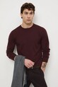 Medicine sweter wełniany RW25-SWM701 brązowy RW25