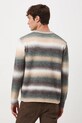 Odzież Sweter męski z domieszką wełny RW25-SWM709 zielony