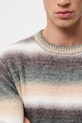 Sweter męski z domieszką wełny RW25-SWM709 zielony