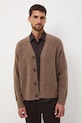 Medicine cardigan RW25-SWM906 marrone RW25