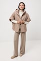 Medicine poncho con beige RW25-SYD503
