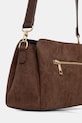 Torebka damska z imitacji zamszu i skóry ekologicznej brązowy RW25-TODA03