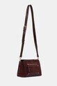 Torebka damska z imitacji zamszu i skóry ekologicznej RW25-TODA03 bordowy RW25