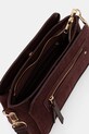 Torebka damska z imitacji zamszu i skóry ekologicznej RW25-TODA03 bordowy