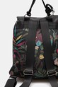 Plecak damski wzorzysty czarny RW25-TPD204