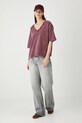 Medicine t-shirt bawełniany RW25.TSD021 bordowy RW25