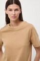 Medicine t-shirt bawełniany beżowy RW25-TSD041
