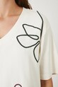 Medicine t-shirt bawełniany RW25-TSD107 beżowy
